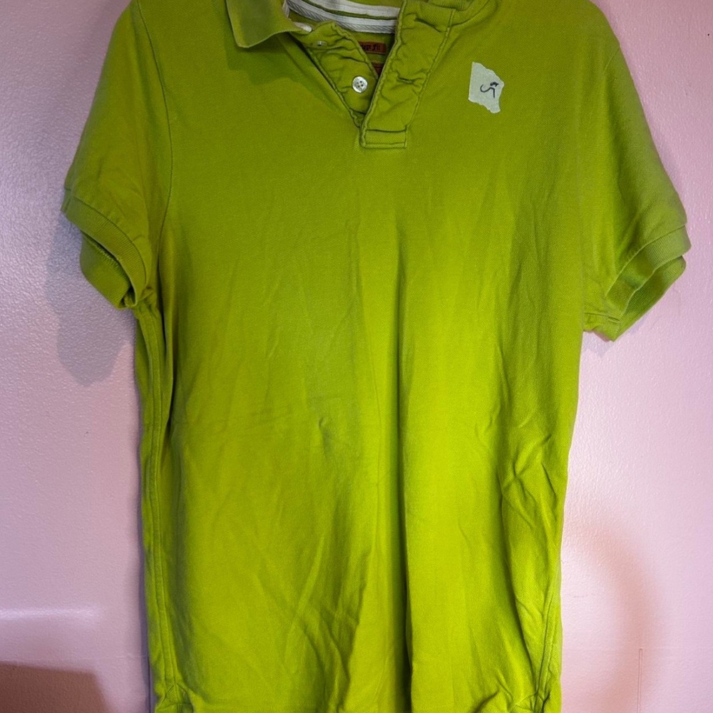 Vintage Lime Green Polo Shirt